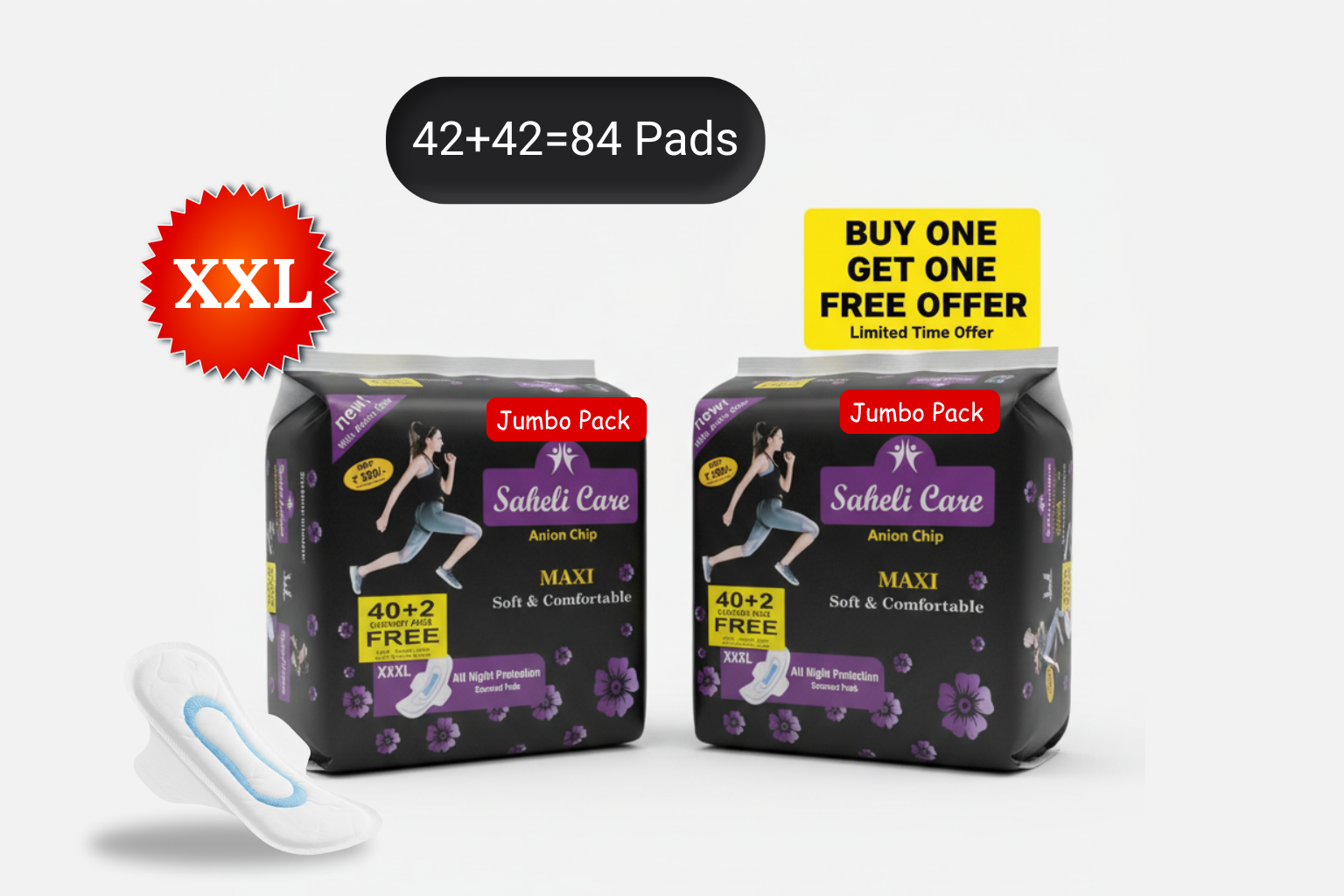 XXL Jumbo Pack (buy 1 get 1 free)